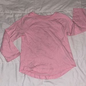 Cat & Jack long sleeve sparkle shirt 3T